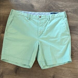 Polo Ralph Lauren Light  mint Green Chino Shorts size 40 stretch straight fit